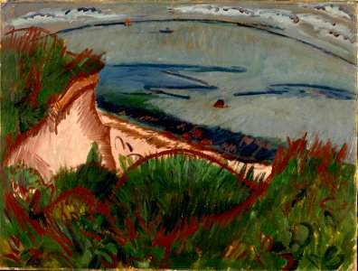 Ernst Ludwig Kirchner - Coastal Landscape on Fehmarn - 21.204 - Detroit Institute of Arts