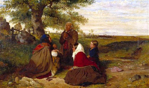 Erskine Nicol (1825-1904) - Wayside Prayer - N01537 - National Gallery