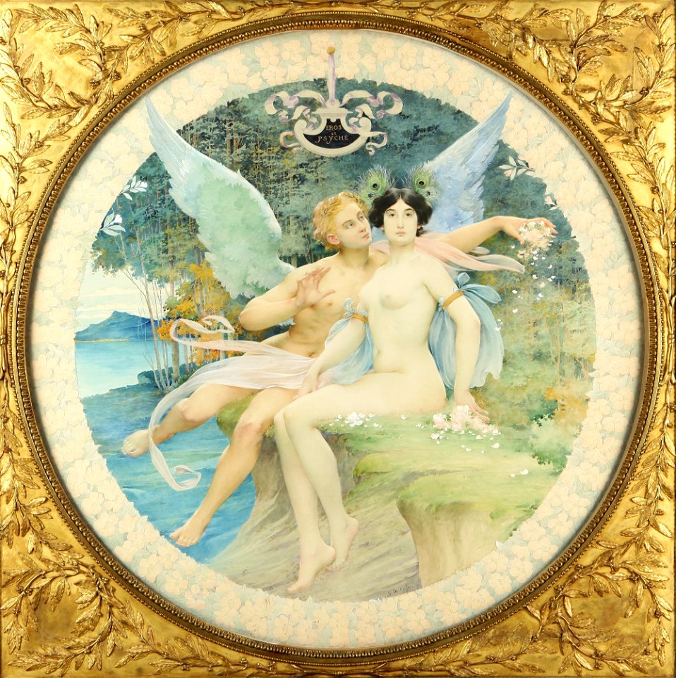 Eros et Psyche - Guillaume Dubufe