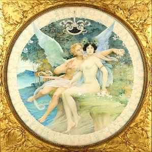 Eros et Psyche - Guillaume Dubufe
