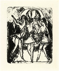 Ernst Ludwig Kirchner Drei Tänzerinnen 1912