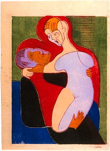 Ernst Ludwig Kirchner - Liebespaar (Die Hembusse) ca 1932