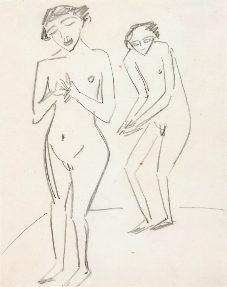 Ernst Ludwig Kirchner - Man and woman - Google Art Project