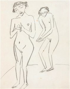 Ernst Ludwig Kirchner - Man and woman - Google Art Project