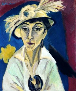 Ernst Ludwig Kirchner - Porträt der Erna Schilling