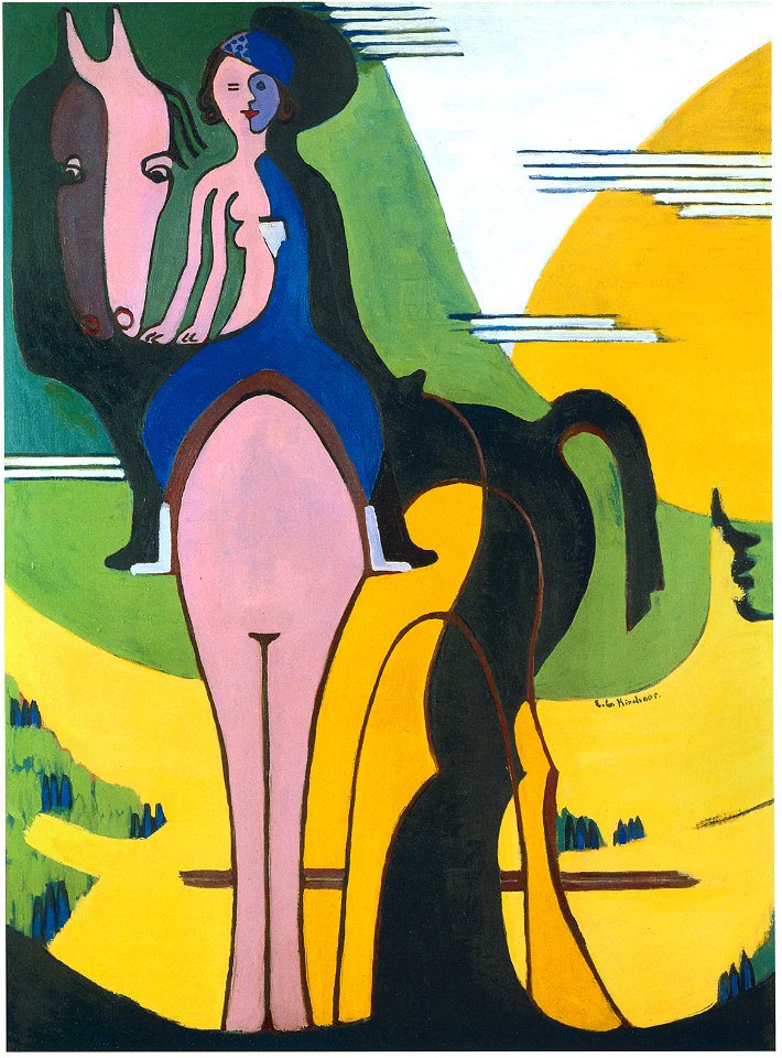 Ernst Ludwig Kirchner - Reiterin - 1931-32