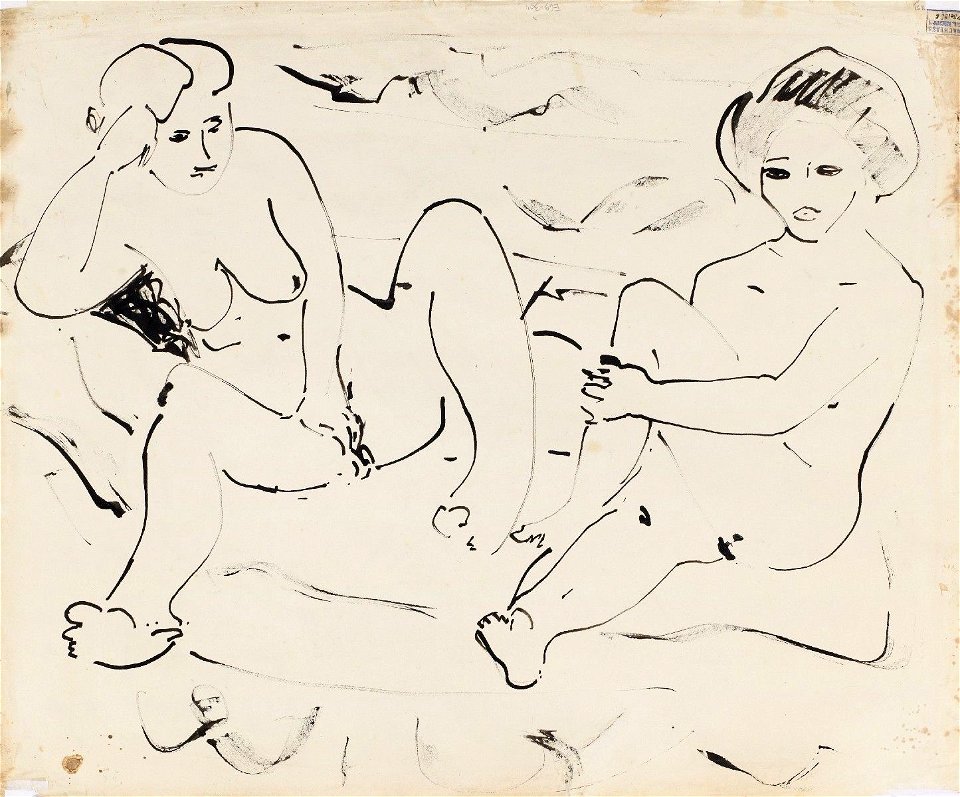 Ernst Ludwig Kirchner Akt (verso)