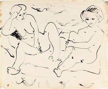 Ernst Ludwig Kirchner Akt (verso)
