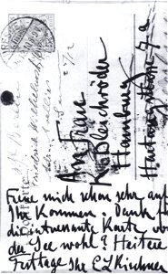 Ernst Ludwig Kirchner Artistin Rückseite