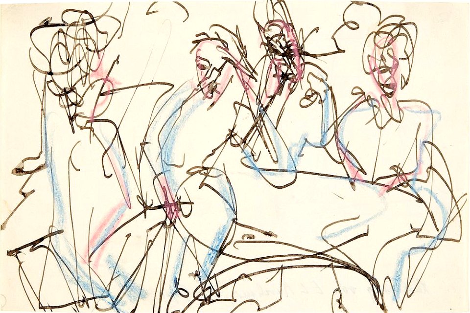 Ernst Ludwig Kirchner Bordellszene 1916-18