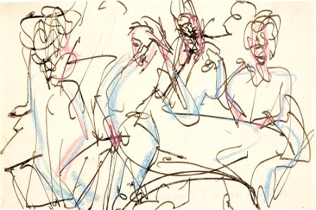 Ernst Ludwig Kirchner Bordellszene 1916-18
