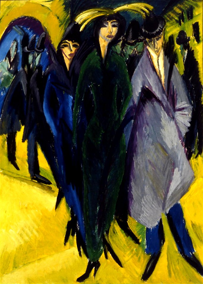 Ernst Ludwig Kirchner Frauen auf der Strasse