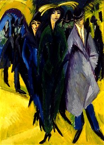 Ernst Ludwig Kirchner Frauen auf der Strasse