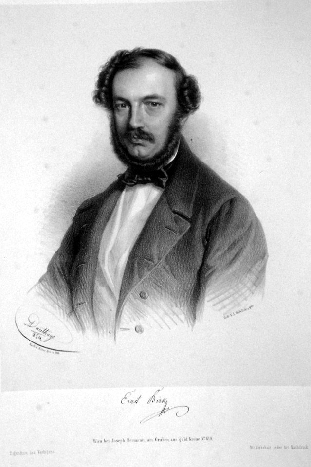 Ernst von Birk Litho