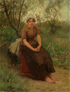 Ernst Witkamp - Zandvoortse vrouw - SA 1321 - Amsterdam Museum