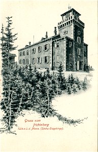Erwin Spindler Ansichtskarte Fichtelberg sw