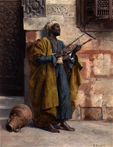 The Musician by Rudolf Ernst, 1884
