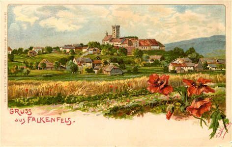 Erwin Spindler Ansichtskarte Falkenfels