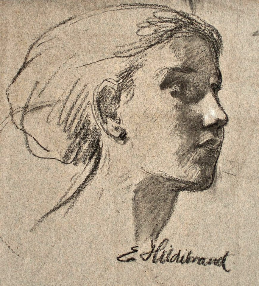 Ernst W. Hildebrand - Weibliches Porträt