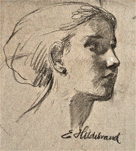 Ernst W. Hildebrand - Weibliches Porträt