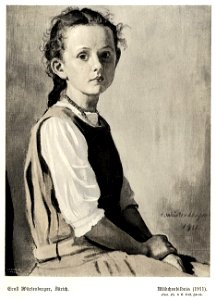 Ernst Würtenberger - Mädchenbildnis, 1911
