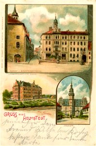 Erwin Spindler Ansichtskarte Helmstedt