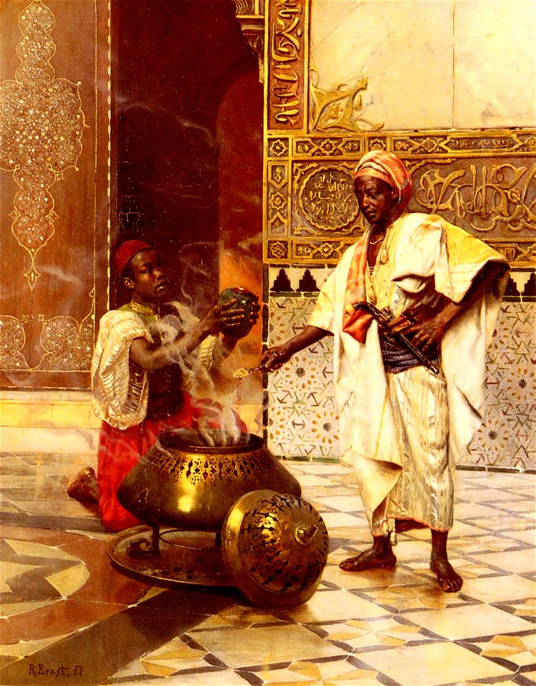 Ernst Rudolf In The Alhambra