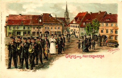 Erwin Spindler Ansichtskarte Hoyerswerda