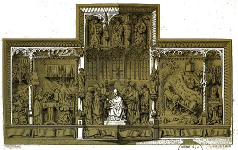 Ervy retable Stat monumentale département Aube 01014