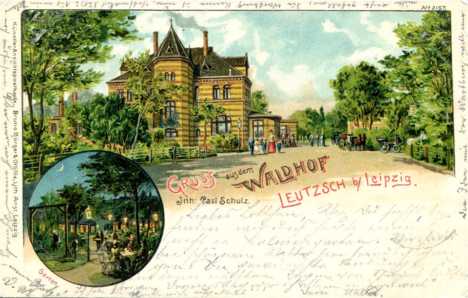 Erwin Spindler Ansichtskarte Leipzig-Leutzsch