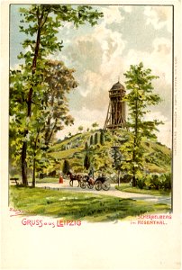 Erwin Spindler Ansichtskarte Leipzig-Scherbelberg