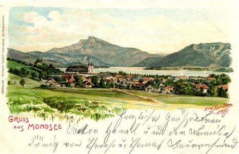 Erwin Spindler Ansichtskarte Mondsee