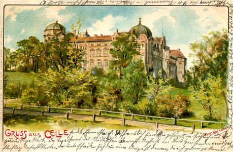 Erwin Spindler Ansichtskarte Celle-Schloß