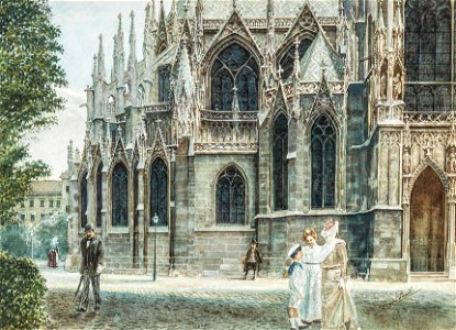 Erwin Pendl Hinter der Votivkirche