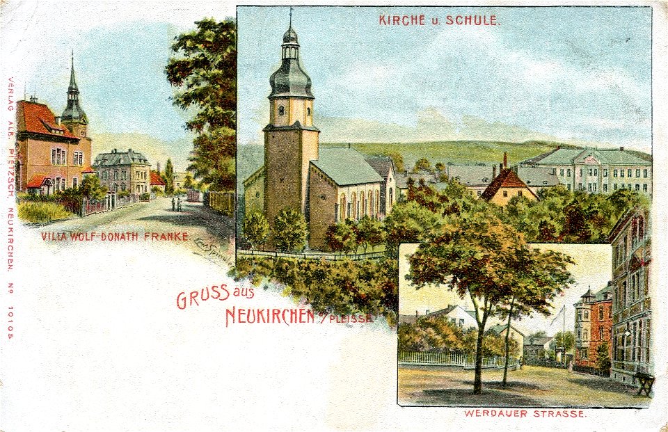 Erwin Spindler Ansichtskarte Neukirchen