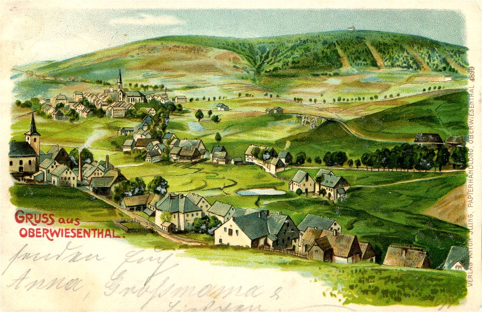 Erwin Spindler Ansichtskarte Oberwiesenthal