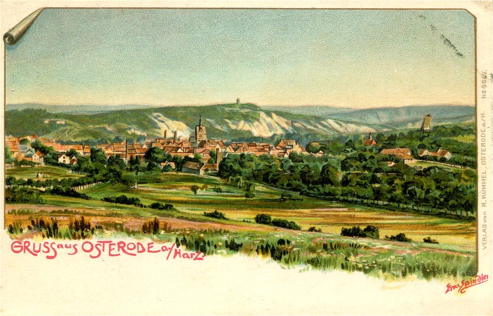 Erwin Spindler Ansichtskarte Osterode 2