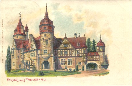 Erwin Spindler Ansichtskarte Primkenau 2