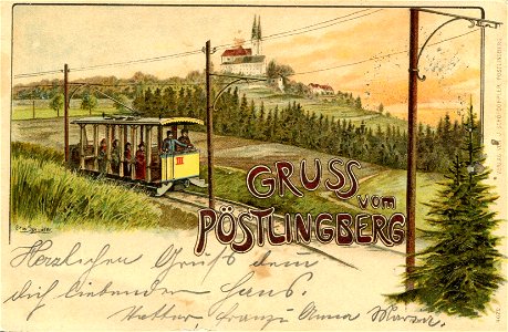 Erwin Spindler Ansichtskarte Pöstlingberg