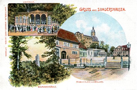 Erwin Spindler Ansichtskarte Sondershausen