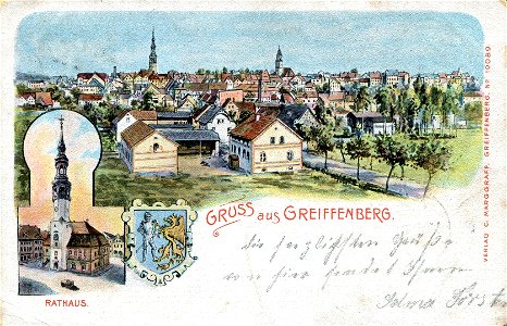 Erwin Spindler Ansichtskarte Greiffenberg