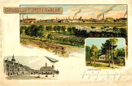Erwin Spindler Ansichtskarte Finsterwalde