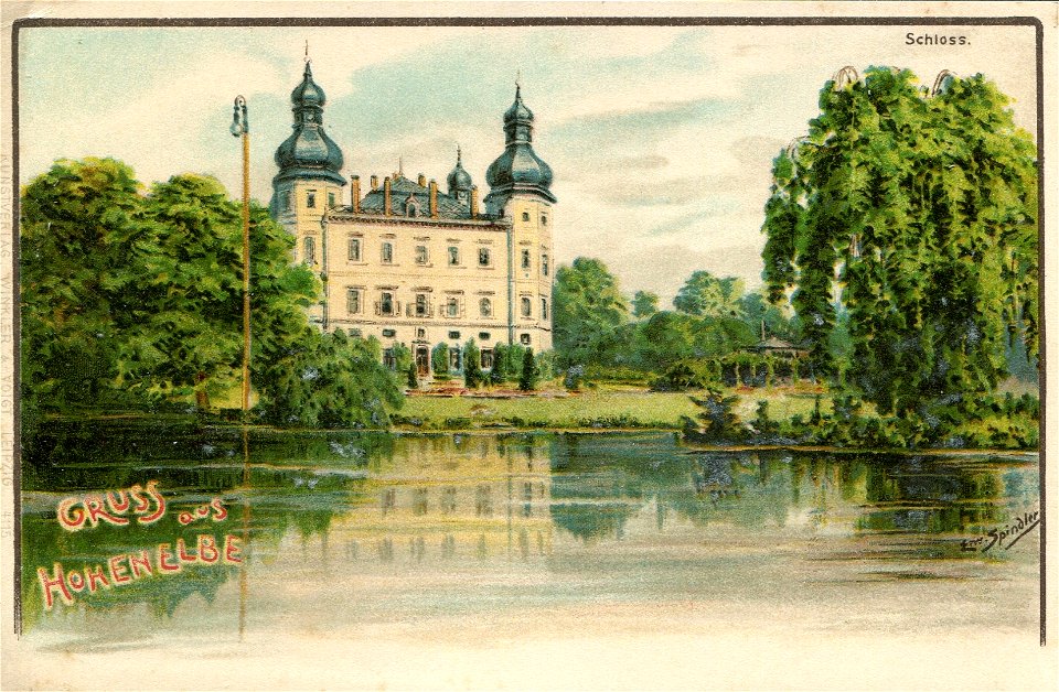 Erwin Spindler Ansichtskarte Hohenelbe