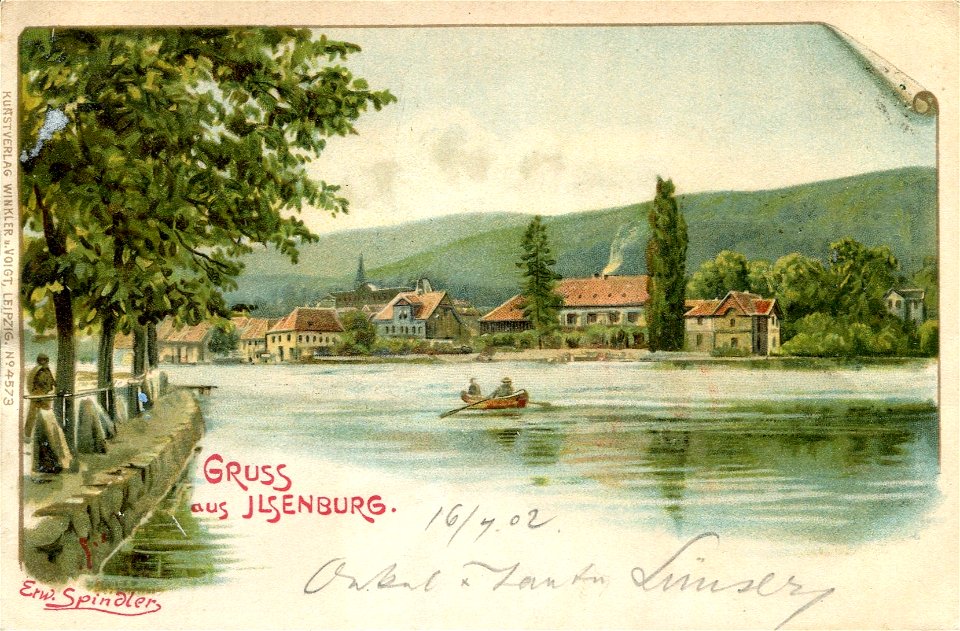 Erwin Spindler Ansichtskarte Ilsenburg