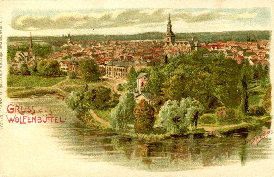 Erwin Spindler Ansichtskarte Wolfenbüttel