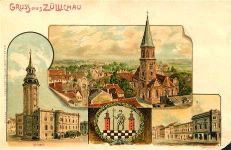 Erwin Spindler Ansichtskarte Züllichau 1