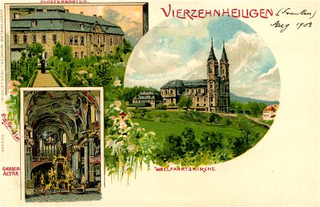 Erwin Spindler Ansichtskarte Vierzehnheiligen