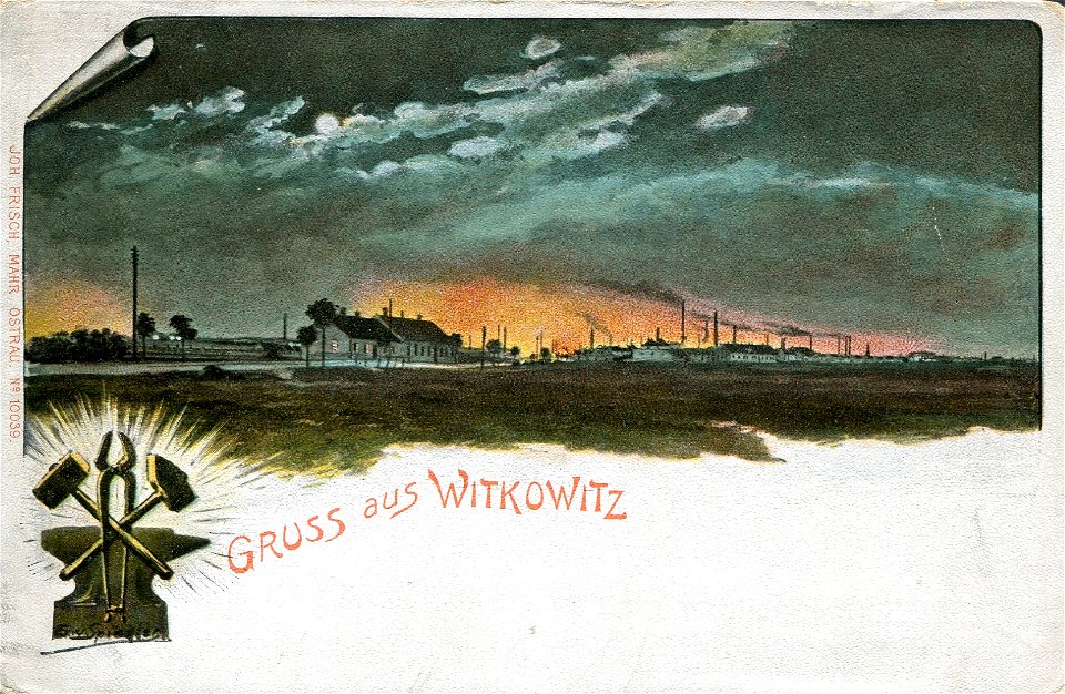 Erwin Spindler Ansichtskarte Witkowitz-Amboß