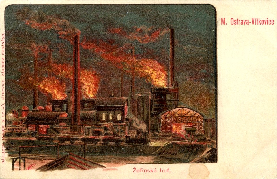 Erwin Spindler Ansichtskarte Witkowitz-Sofienhütte 2