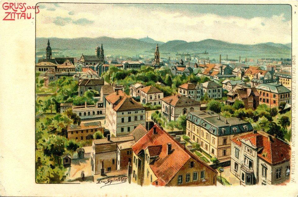 Erwin Spindler Ansichtskarte Zittau